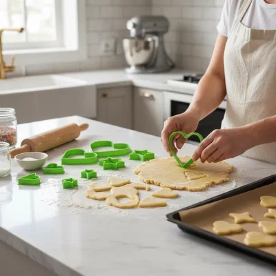 CORAZONES + ESTRELLAS CORTANTES PACK 8 PIEZAS