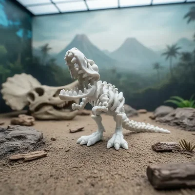 DINOSAURIO ESQUELETO TIRANOSAURIO REX ARTICULADO