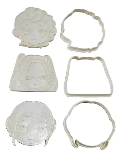 GUERRERAS K-POP CORTANTES Y MARCADORES PACK 3 PIEZAS