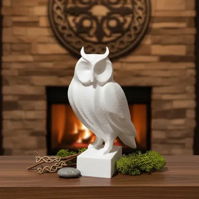 ESCULTURA DETALLADA BUHO