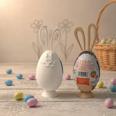 PORTA HUEVO KINDER CONEJO DE PASCUA