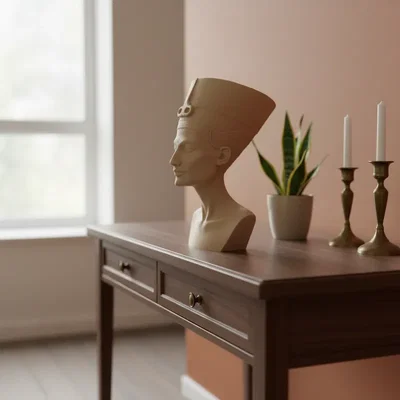 ESCULTURA BUSTO DE NEFERTITI