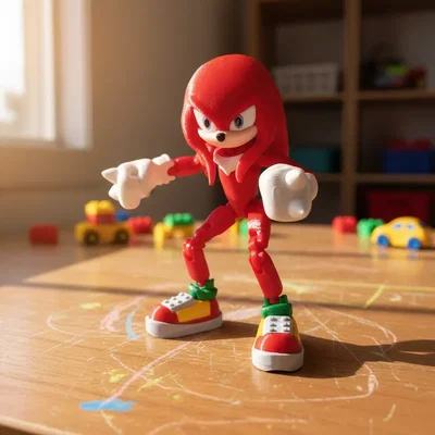 SONIC KNUCKLES ARTICULADO 
