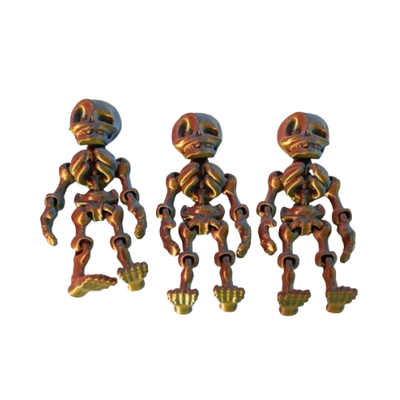 ESQUELETO JUGUETE ARTICULADO COLGANTE TRICOLOR