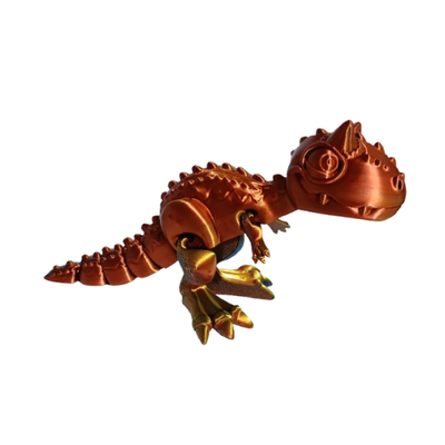 DINOSAURIO CARNOTAURIO ARTICULADO TRICOLOR 