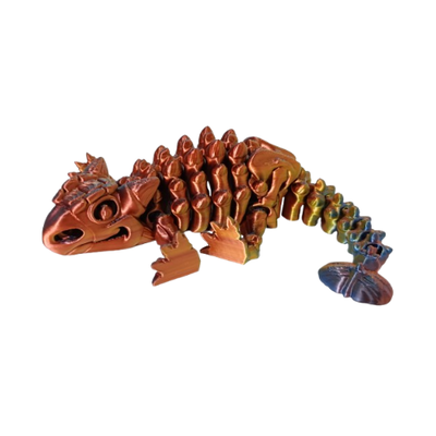  DINOSAURIO ESQUELETO ANKYLOSAURIO ARTICULADO TRICOLOR