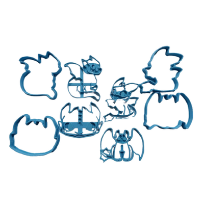 CHIMUELO CORTANTES Y MARCADORES PACK 4 PIEZAS