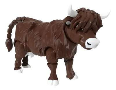 VACA ARTICULADA CON CUERNOS GRANDE
