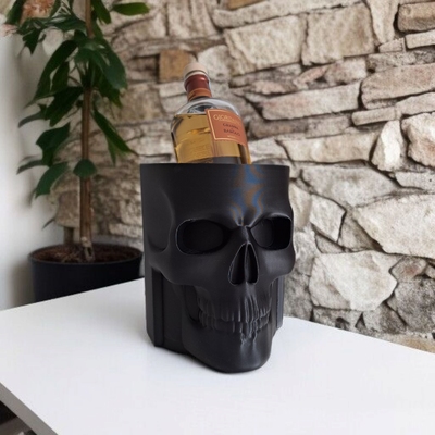 ENFRIADOR DE BOTELLAS WHISKY CALAVERA (10CM DIAMETRO BOCA)