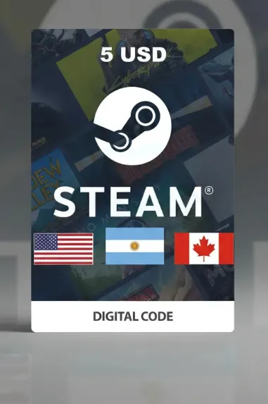 Tarjeta De Regalo STEAM - 5 USD - EEUU / Canadá / Argentina