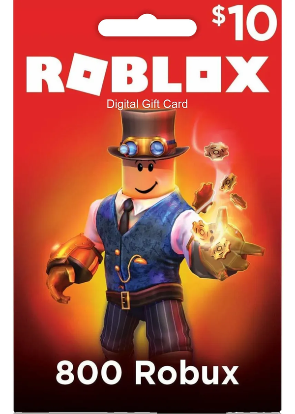Roblox Tarjeta De Regalo Digital $10 - Entrega Ya