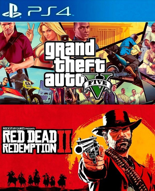 COMBO GRAND THEF AUTO V RED DEAD REDEMPTION 2 PARA PS4 Digital COMBO GRAND THEF AUTO V RED DEAD REDEMPTION 2 PARA PS4 Digital