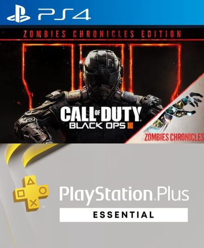 Call of Duty Black Ops 3 Edition Zombies Chronicles + Playstation Plus para Ps4