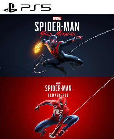 Spiderman Collection: Miles Morales + Remastered para Ps5