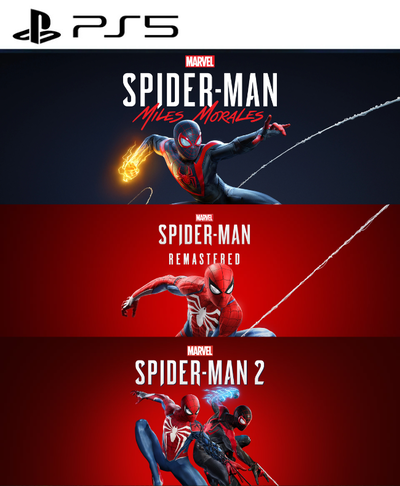 Combo Arácnido Definitivo – Trilogía Spiderman para Ps5