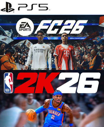 COMBO EA SPORTS FC 26 + NBA 2K26 PARA PS5