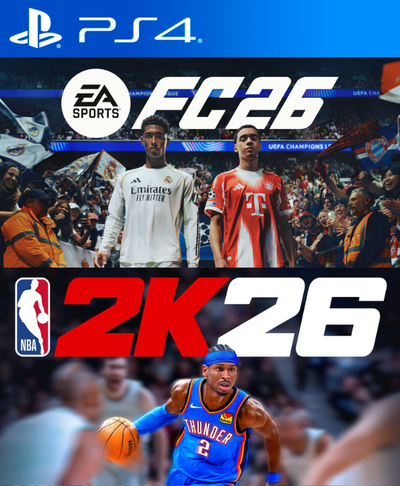 COMBO EA SPORTS FC 26 + NBA 2K26 PARA PS4