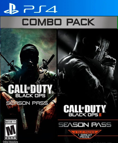 Call Of Duty Black Ops 1 + 2 + Season pass - Combo Pack Para Ps4
