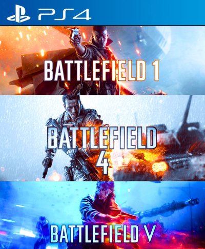 Combo: Battlefield Trilogia para Ps4 