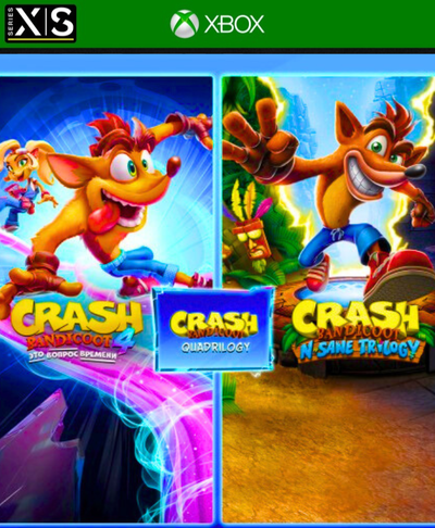 CRASH BANDICOOT QUADRILOGY BUNDLE PARA XBOX SERIES X-S