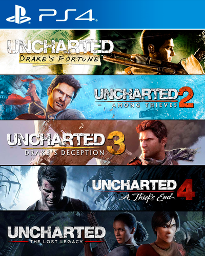 Combo Uncharted Definitive edition para Ps4
