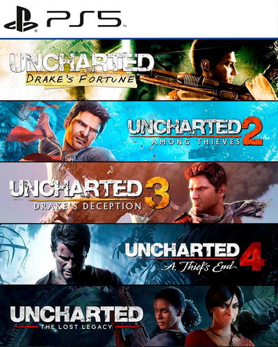 Combo Uncharted Definitive edition para Ps5