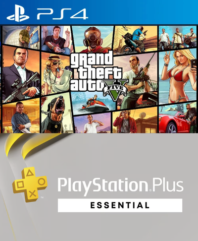 Grand Thef Auto V + Playstation Plus para Ps4