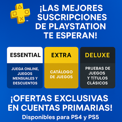 PROMOS PLAYSTATION PLUS PS4 & PS5
