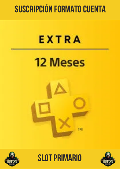Playstation Plus Extra ARGENTINA (12 MESES)