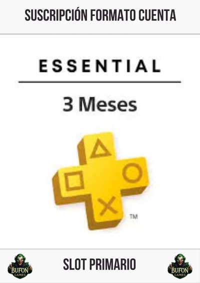 Playstation Plus Essential ARGENTINA (3 MESES)