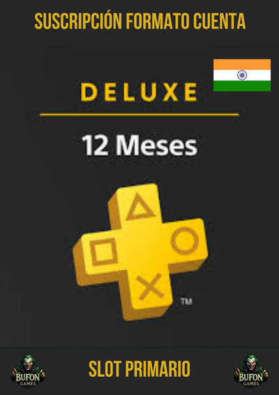 Playstation Plus Deluxe INDIA (12 MESES)
