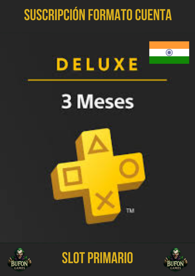 Playstation Plus Deluxe INDIA (3 MESES)