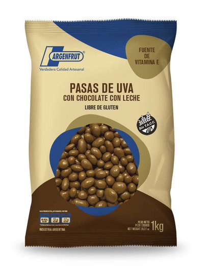PASAS DE UVA CON CHOCOLATE X 1KG