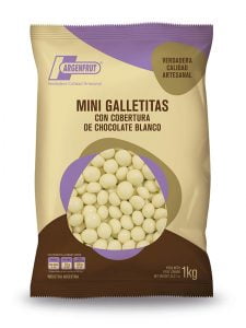 MINI GALLETITAS CON CHOCOLATE BLANCO X 1KG