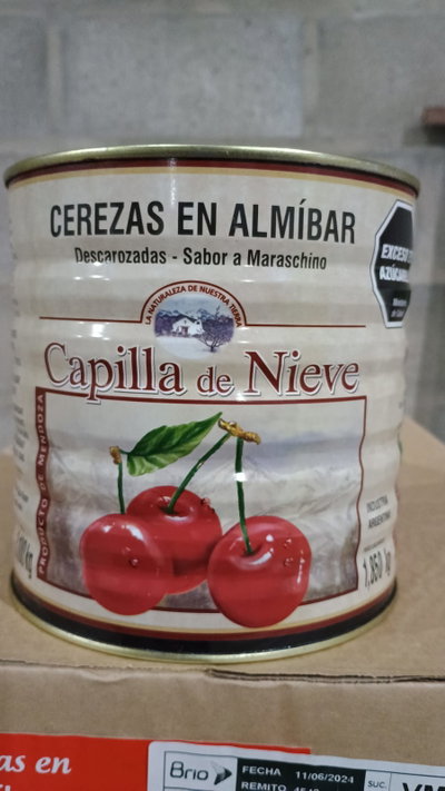CEREZA ENTERA X 3.1KG CAPILLA DE NIEVE