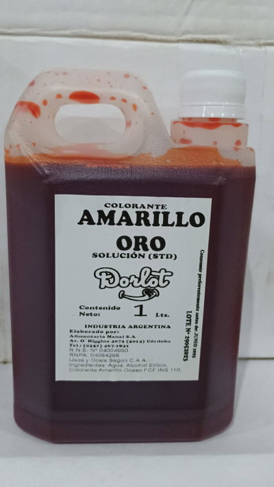 COLORANTE AMARILLO X 1LT