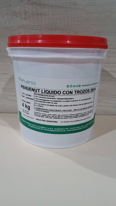 PEHUENUT LIQUIDO CON TROZOS X 4KG PEHUENIA 2014