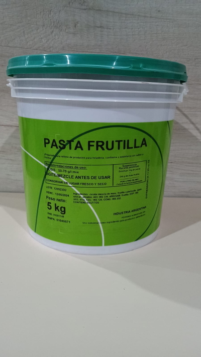 PASTA FRUTILLA X 5KG PEHUENIA