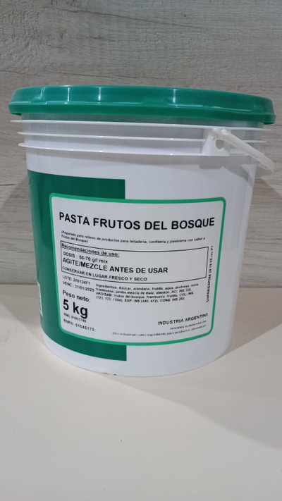 PASTA FRUTOS DEL BOSQUE X 5KG PEHUENIA