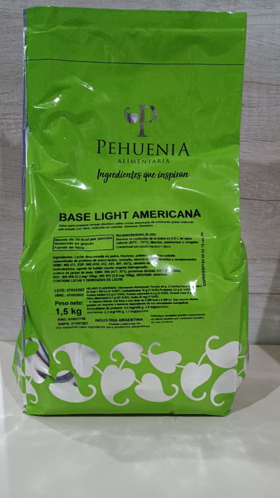 POLVOS LIGHT AMERICANA X 1.5kg PEHUENIA