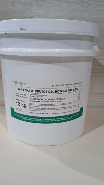VARIEGATO FRUTOS DEL BOSQUE X 12KG PREMIUM PEHUENIA