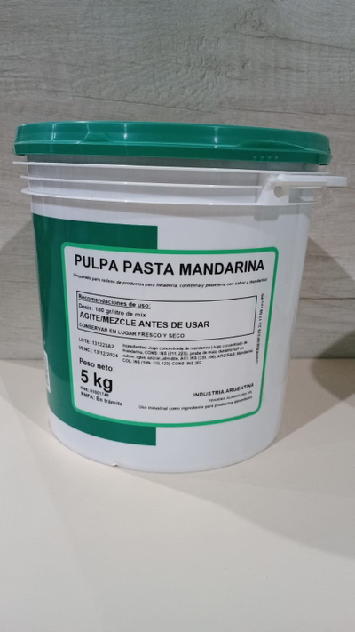 PULPA PASTA MANDARINA PEHUENIA X 5KG