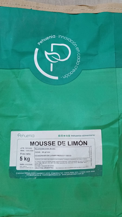 MOUSSE HELADO LIMON PEHUENIA X 5KG