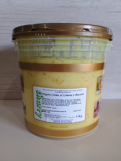 VARIEGATO CREMA DE LIMON e BISCOTTI X 4KG SHARTY