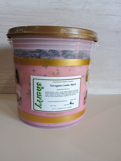 VARIEGATO COOKIE MILKSHAKE FRUTILLA X 4KG SHARTY