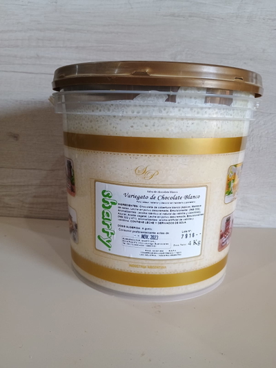 VARIEGATO CHOCOLATE BLANCO X 4KG SHARTY
