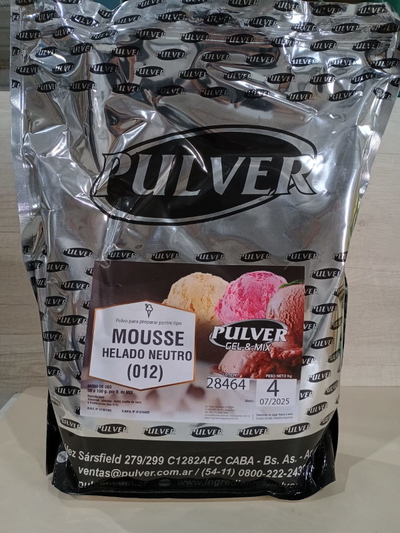 MOUSSE HELADO NEUTRO 012 X 4KG PULVER