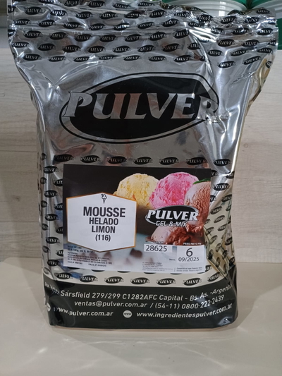 MOUSSE HELADO LIMON 116 X 6KG PULVER