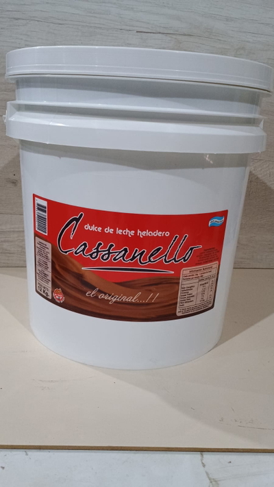 DULCE DE LECHE HELADERO X 12KG CASSANELLO