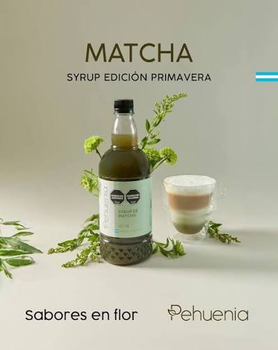 SYRUP DE MATCHA X 1L PEHUENIA